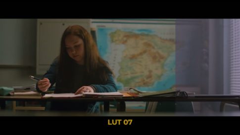 Кадр видео после цветокоррекции LUT для плёнка вариант 3