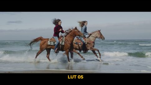 Кадр видео после цветокоррекции LUT для плёнка вариант 8