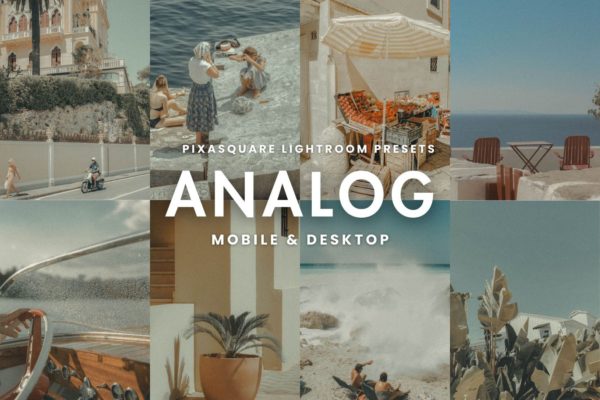 Обложка набора пресетов Analog Film для Lightroom