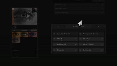 Пример работы LUT из набора Библиотека 422 pro-LUT с менеджером для видео Pro Manag