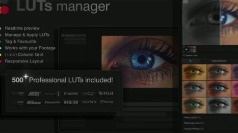 Постер набора Библиотека 422 pro-LUT с менеджером для видео Pro Manager
