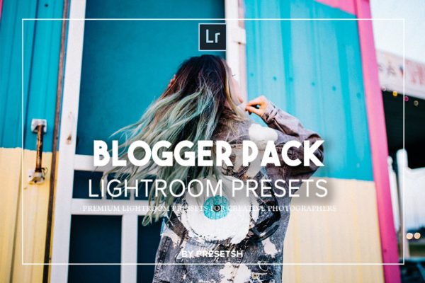 Обложка набора пресетов Blogger для Lightroom