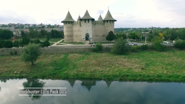 Кадр видео после цветокоррекции LUT для кино вариант 5
