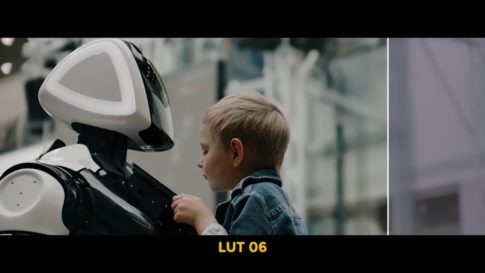 Кадр видео после цветокоррекции LUT для v-log вариант 7