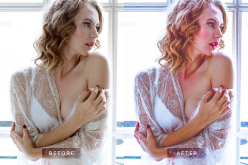 Пример обработки фото пресетом Libidinous Erotic Sensual TW в Lightroom, кадр 1