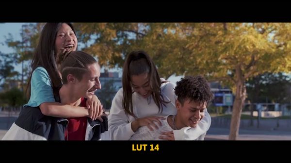 Кадр видео после цветокоррекции LUT для c-log3 вариант 5