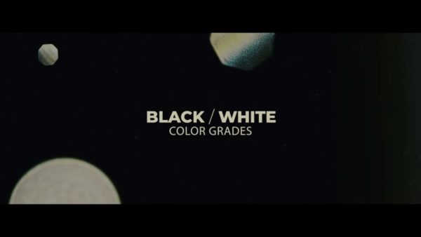 Постер набора Чёрно-белые кино-LUT для видео Black and White Film