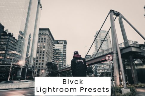 Обложка набора пресетов Blvck для Lightroom