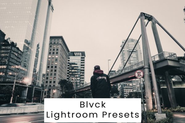 Обложка набора пресетов Blvck для Lightroom