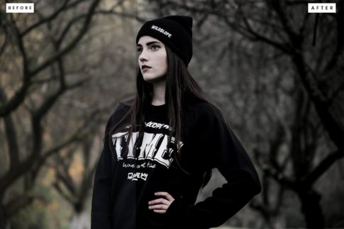 Пример обработки фото пресетом Blvck в Lightroom, кадр 4