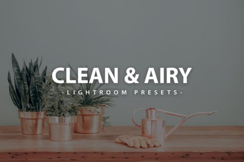 Обложка набора пресетов Clean & Airy для Lightroom