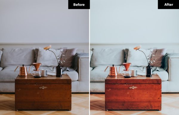 Пример обработки фото пресетом Clean & Airy в Lightroom, кадр 2