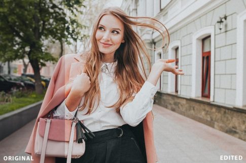 Пример обработки фото пресетом Clean blogger в Lightroom, кадр 1