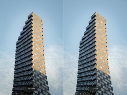 Фотография с цветокоррекцией из набора чёткий hdr для архитектуры пресеты