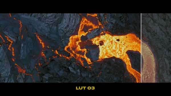 Кадр видео после цветокоррекции LUT для d-log вариант 2