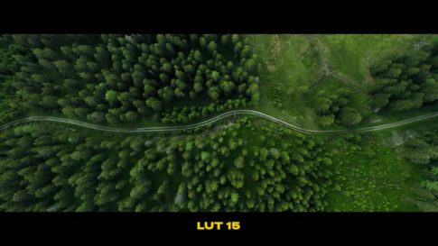 Кадр видео после цветокоррекции LUT для d-log вариант 5