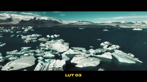 Кадр видео после цветокоррекции LUT для d-log вариант 8