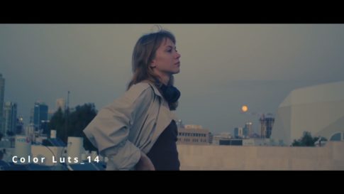 Кадр видео после цветокоррекции LUT для кино вариант 5