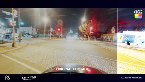Кадр видео после цветокоррекции LUT для кино вариант 4