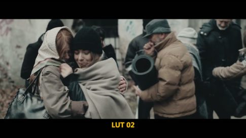 Кадр видео после цветокоррекции LUT для драма вариант 4
