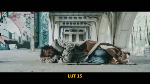 Кадр видео после цветокоррекции LUT для драма вариант 8