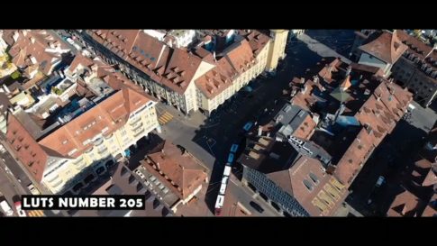 Кадр видео после цветокоррекции LUT для город вариант 2