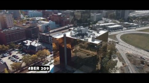 Кадр видео после цветокоррекции LUT для город вариант 4