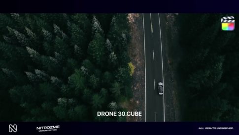 Кадр видео после цветокоррекции LUT для дрон вариант 3