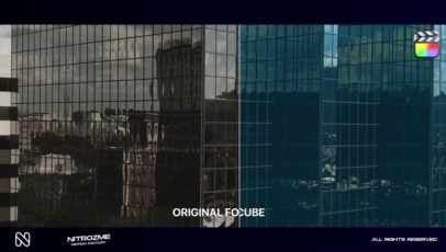 Кадр видео после цветокоррекции LUT для дрон вариант 7