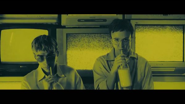 Пример работы LUT из набора Дуотон LUT для стильного видео Dynamic Duotone