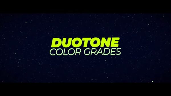 Постер набора Дуотон LUT для стильного видео Dynamic Duotone