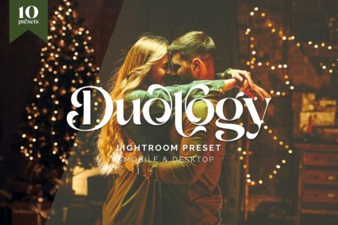 Обложка набора пресетов Duology Warm Vintage Tone TW для Lightroom