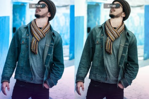 Пример обработки фото пресетом Denimwear в Lightroom, кадр 2