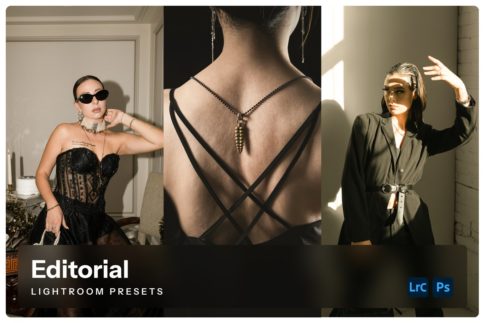 Обложка набора пресетов Editorial для Lightroom