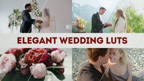 Постер набора Элегантные свадебные LUT для видео Elegant Wedding