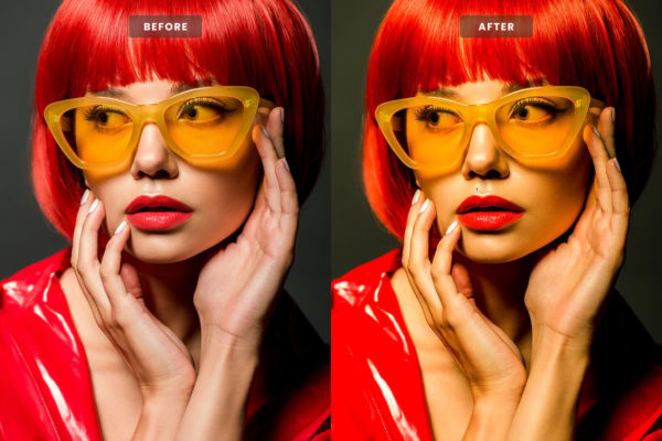 Пример обработки фото пресетом Fashion Editorial в Lightroom, кадр 2