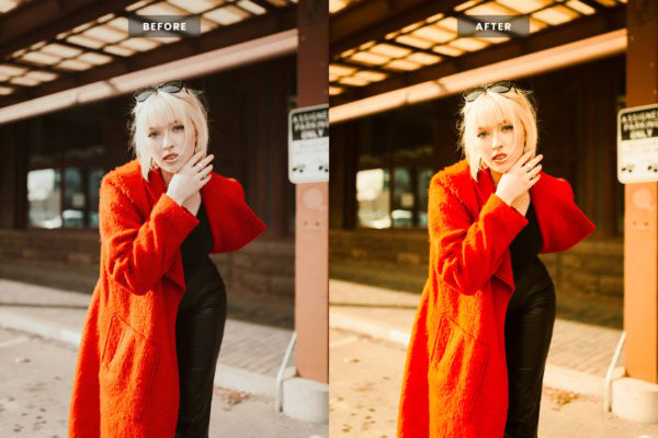 Пример обработки фото пресетом Fashion Editorial в Lightroom, кадр 3