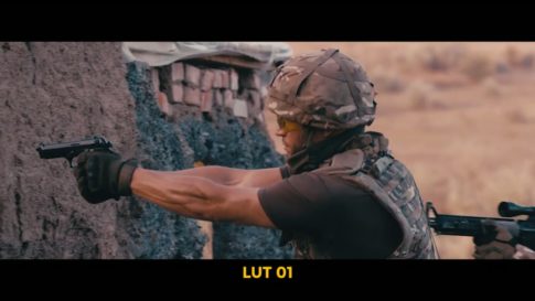 Кадр видео после цветокоррекции LUT для плёнка вариант 4