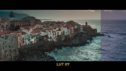 Кадр видео после цветокоррекции LUT для плёнка вариант 3