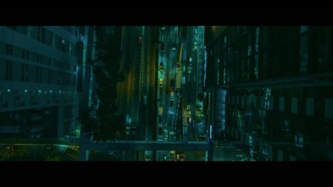 Пример работы LUT из набора Футуристичные кино-LUT для видео Futuristic Cinematic