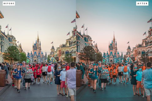 Пример обработки фото пресетом Hollywood в Lightroom, кадр 3