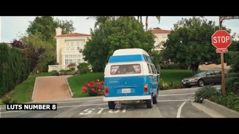 Кадр видео после цветокоррекции LUT для ретро вариант 7