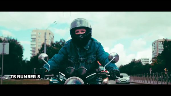 Кадр видео после цветокоррекции LUT для улица вариант 5