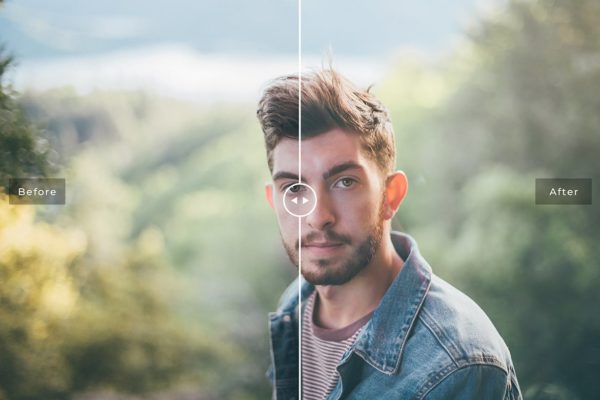 Фотография с цветокоррекцией из набора горные дали для outdoor пресеты