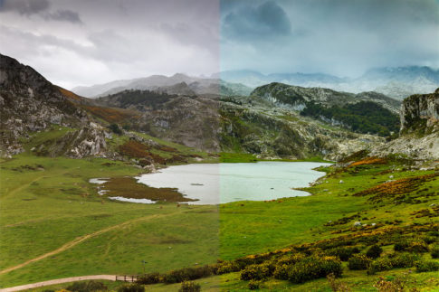 Пример обработки фото пресетом Highland Mood в Lightroom, кадр 3