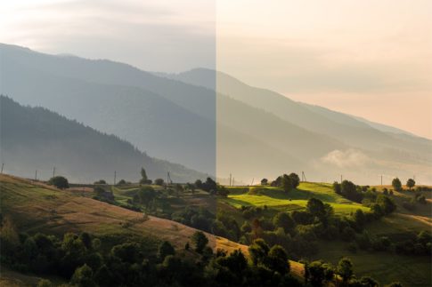 Пример обработки фото пресетом Highland Mood в Lightroom, кадр 4