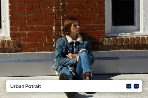 Обложка набора пресетов Urban Potrait для Lightroom