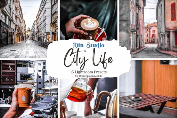 Обложка набора пресетов City Life для Lightroom