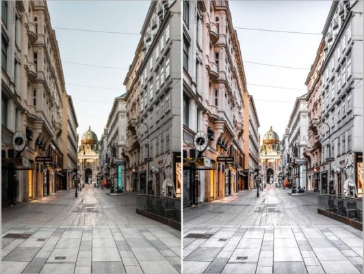 Пример обработки фото пресетом City Life в Lightroom, кадр 3