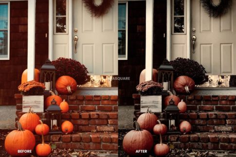 Пример обработки фото пресетом Halloween в Lightroom, кадр 2
